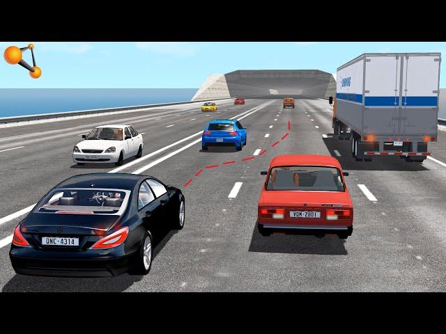 ЦАРЬ ДОРОГИ! СЫН ДЕПУТАТА ИГРАЕТ В ШАШКИ НА ТРАССЕ | BeamNG.drive