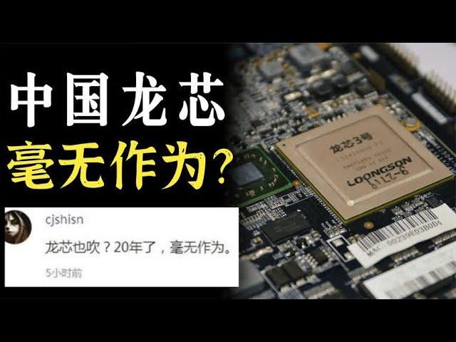 网友：龙芯20年毫无作为，真实的中国龙芯芯片到底怎么样？