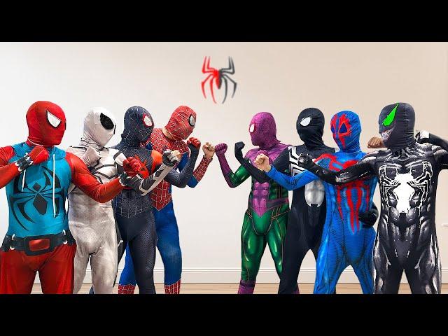 PRO 8 SPIDER-MAN TEAM || TEAM SPIDER-MAN vs SUPER BAD-HERO TEAM ! ( Live Action )