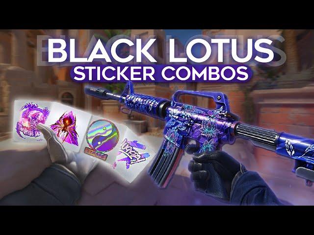 M4A1-S Black Lotus: BEST Sticker Combos in CS2 | Black Lotus Crafts