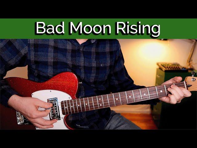 Bad Moon Rising - CCR Guitar Cover (Creedence Clearwater Revival)