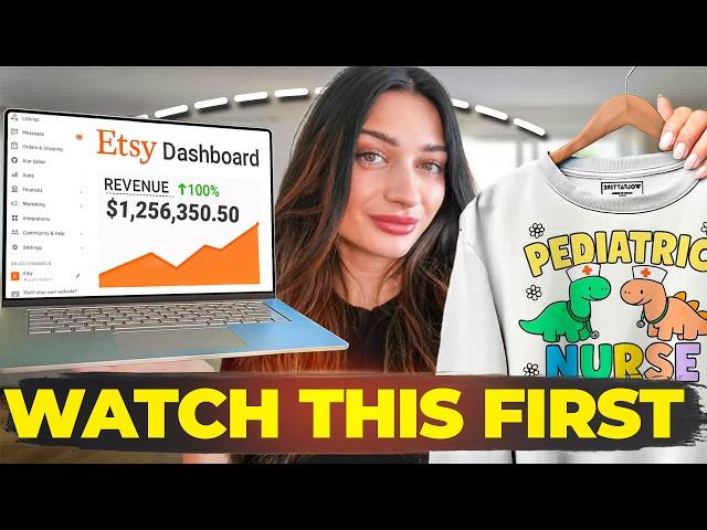 How to CREATE + SELL Print on Demand Products on Etsy 2025 (Full Tutorial)