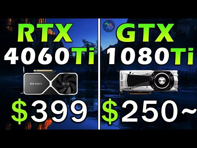 RTX 4060 Ti vs GTX 1080 Ti | REAL Test in 8 Games 1440p | Rasterization, RT, DLSS, Frame Generation