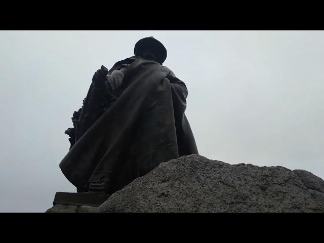 Roger Conant outside the Salem Witch Museum