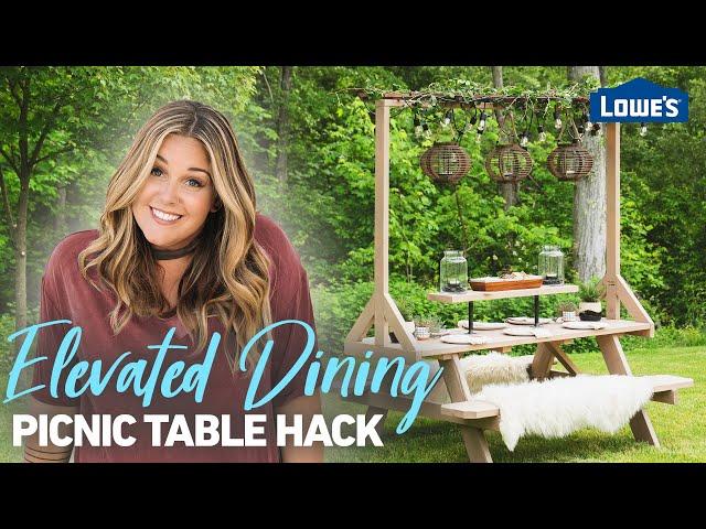 Picnic Table Hacks: Elevated Outdoor Dining