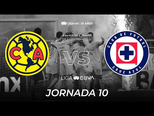 Resumen y Goles | América vs Cruz Azul | Liga BBVA MX | Apertura 2022 - Jornada 10