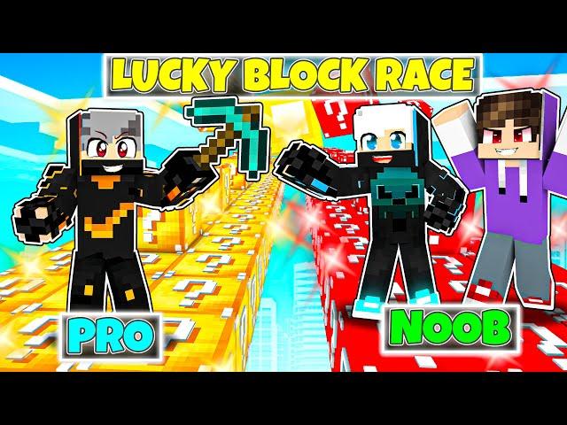 Paglaa Tech is Playing LUCKY BLOCK RACE in Minecraft (Hindi)