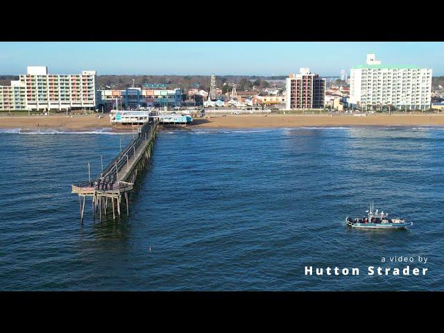 A car just drove off the end of the Virginia Beach fishing pier!! (JAN 2024)