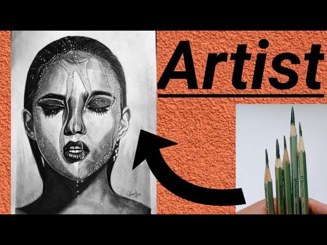 Sharp Your pencil For Smooth Shading | Water Drop Drawing | Hyper Realistic Drawing