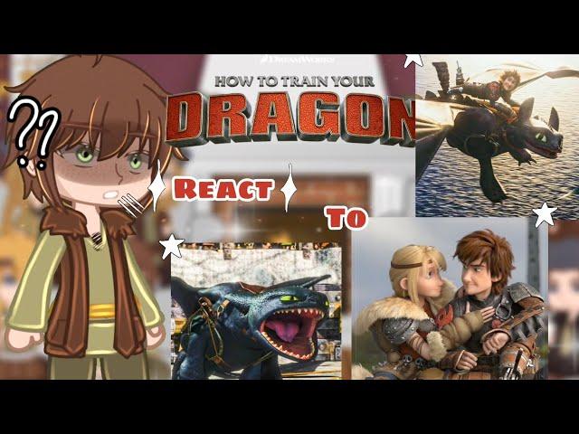 (  ) How to train your dragon react to Hiccup | Httyd | Starzy Eeech