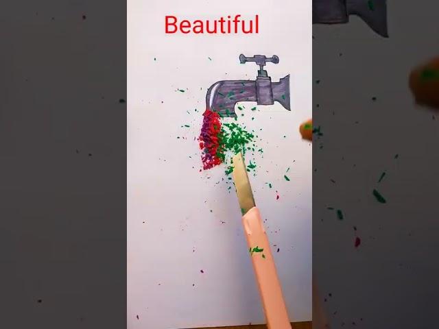 How to draw very easy and amazing drawing|i hope u like this drawing|satisfying Creative Art#shorts