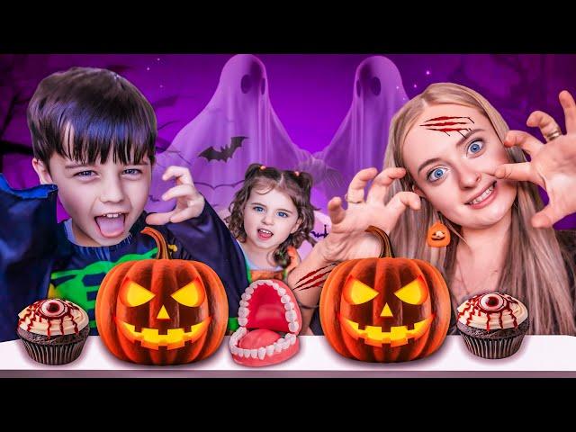 OUR OFFICIAL HALLOWEEN HOUSE TOUR - Decorating our house with Noah & Hazel *Scary*