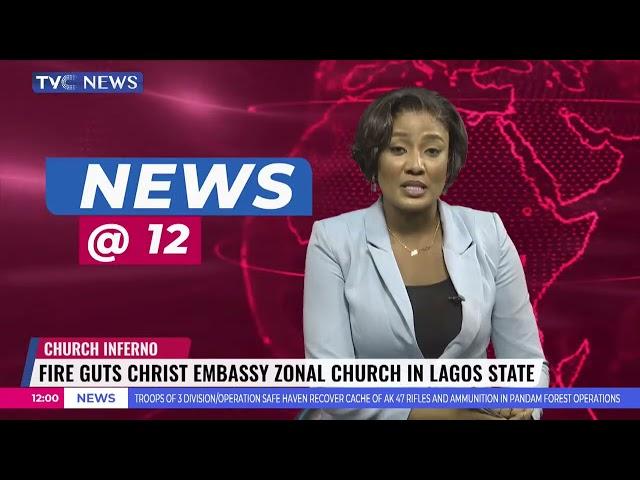 Fire Guts Christ Embassy Zonal Church in Lagos State