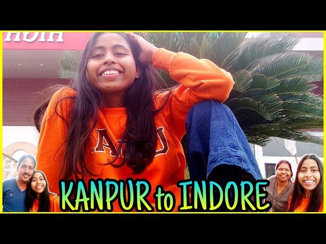 I am leaving... || KANPUR TO INDORE - ROAD TRIP || Kratika Gautam  || #VLOG5