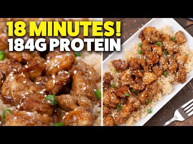 Sesame Chicken Recipe | Healthy 20 Minute Meal Prep