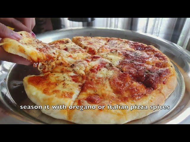 Homemade Cheese Pizza Recipe || Anyone can make it easily || No kneading required || Soft crust