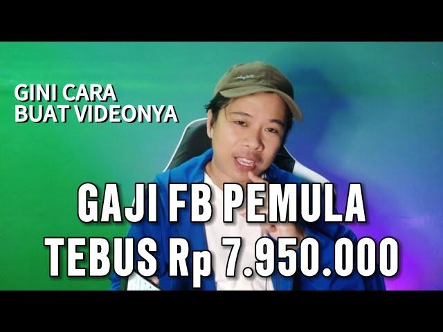 GAJI FACEBOOK TEMBUS $500 DOLLAR‼️BUAT VIDEO REACTION SEPERTI INI‼️ SILAHKAN DITIRU️