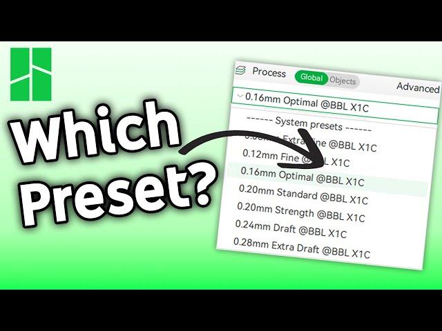 Bambu Lab Presets - Choosing Layer Height and Variable Layer Height