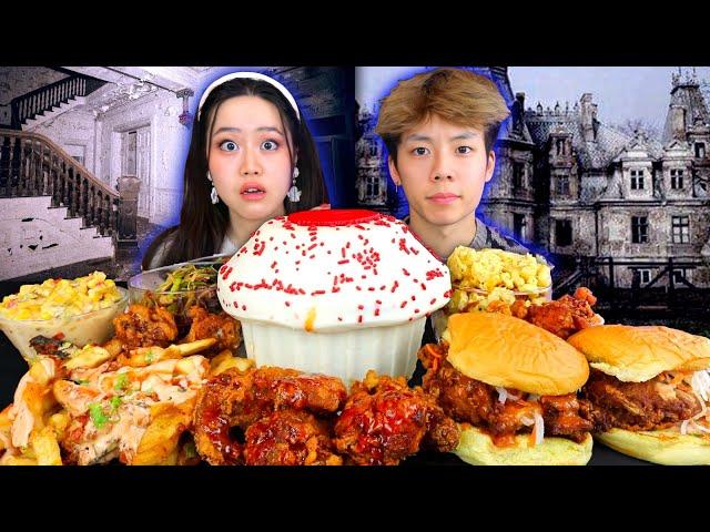 The Mystery Behind The "Ghost Mansion" In Taiwan | Spicy Kimchi Fried Chicken Mukbang