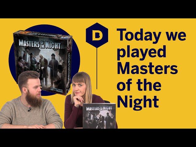 Masters of the Night board game Kickstarter preview - Today We Played