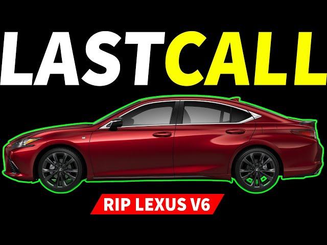 2025 Lexus ES Announced // Last Call for V6...