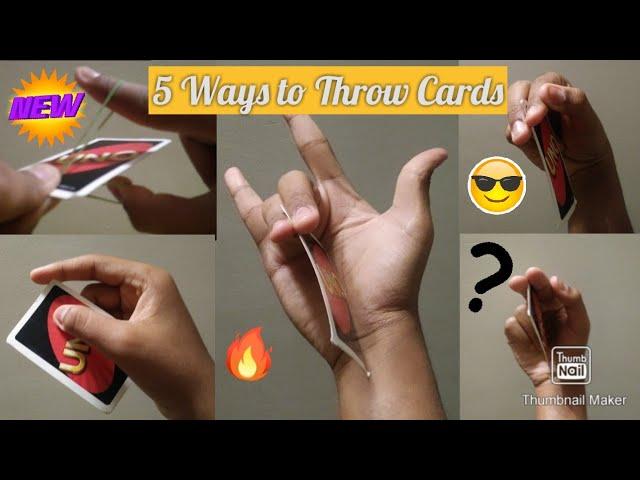 how to throw cards fast like ninjas for beginners