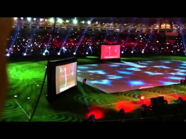 WATCHOUT   Floor Screen   Grozny Terek Stadium Opening Ceremony