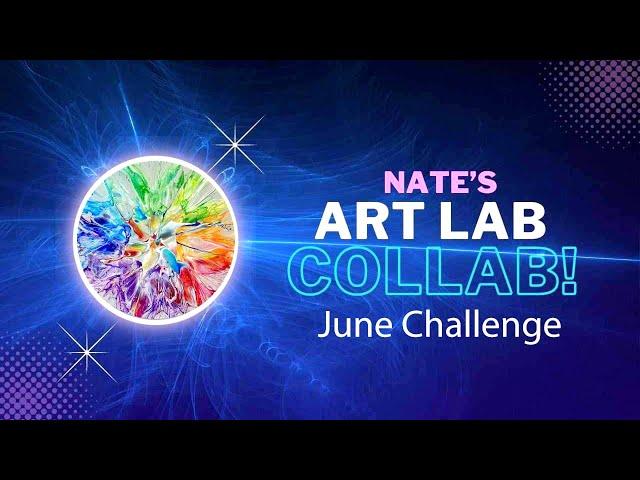 Fluid Rainbow Pride Art | Nate's Art Lab June Collaboration