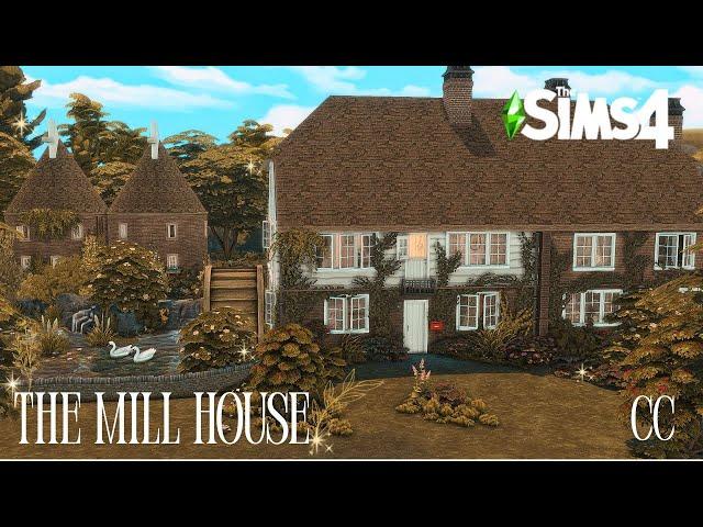 || The Mill Mouse || Oast Houses || British Cottage || Sims 4 || Speed Build || CC || British ||