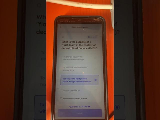 What is the purpose of “flash loan” in the context  of decentralized finance (deFi)? #money #crypto