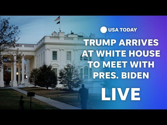 Watch: President-elect Trump arrives in Washington, DC