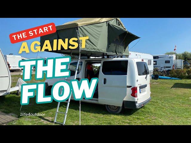 Against the Flow - The Start #adventure #minicamper #camping-life #vanlife #campervan #roadtrip