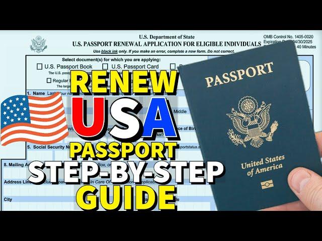 How To Renew US Passport 2024 ️