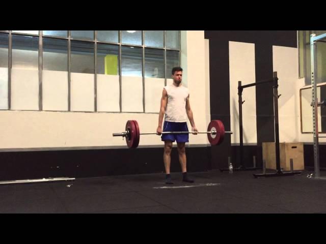 Alessio R.- Swimmer - 20 Deadlift 130kg (1,5bw) sub 2 minutes test