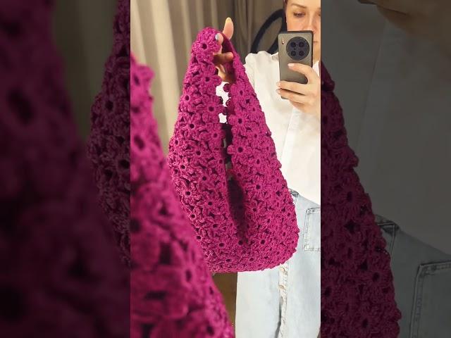 Курс по вязанию Цветочной сумки доступен на сайте www.crochet-style.ru