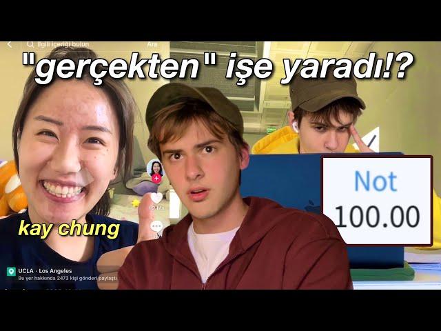 Kay Chung Çalışma Tekniği Sınavımdan 100 Aldırdı!