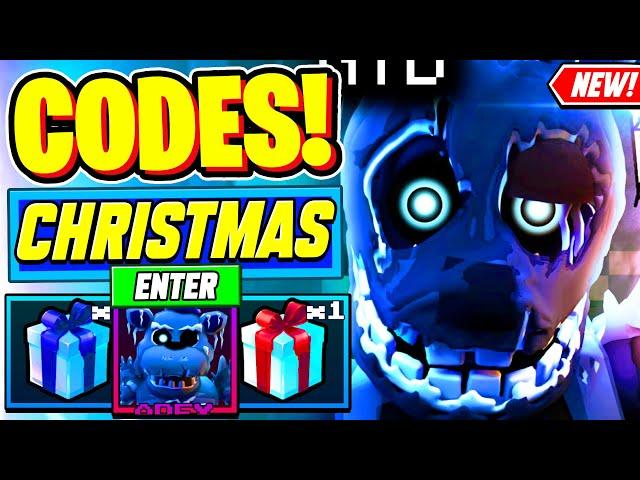 ️New️ ALL WORKING CHRISTMAS UPDATE CODES For Five Nights TD - Roblox Five Nights TD Codes 2024