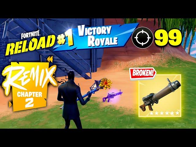 Fortnite Chapter 2 Remix| OG RELOAD | Insane High Kill Gameplay | Keyboard & Mouse