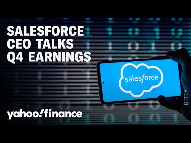 Salesforce CEO Benioff discusses Q4 earnings call, guidance miss, and digital labor revolution