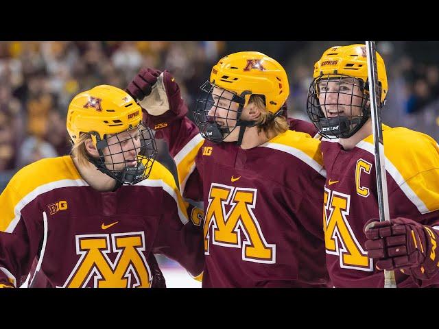 Highlights: #3 Gopher Men's Hockey Wins Border Battle Matchup at Wisconsin