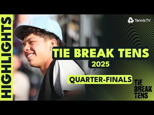 Rybakina, De Minaur, Swiatek, Fritz & More! | Tie Break Tens 2025 Quarter-Final Highlights