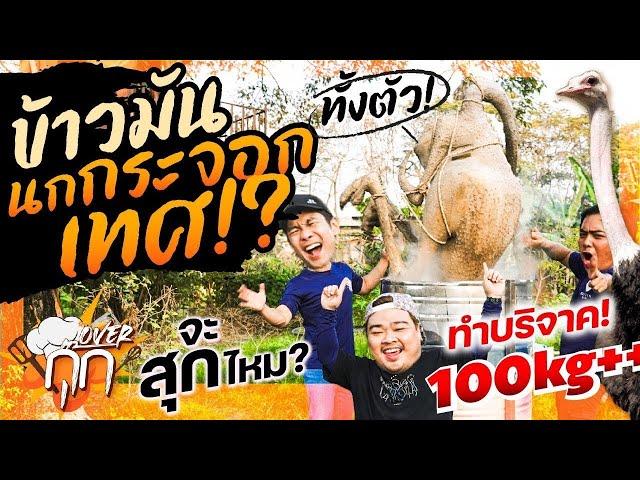 ทำข้าวมันนกกระจอกเทศทั้งตัว!! ทำบริจาค 100kg++! แต่จะสุกไหม!??  [สาระตั้ม-Thumbntk]