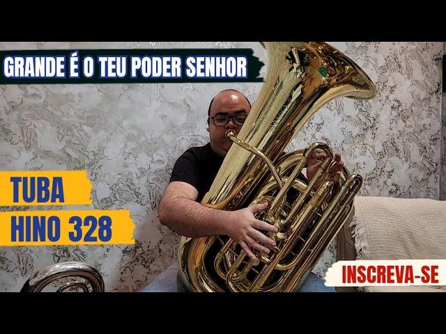 Hino 328 CCB - Grande é o teu poder Senhor | Tuba e Teclado