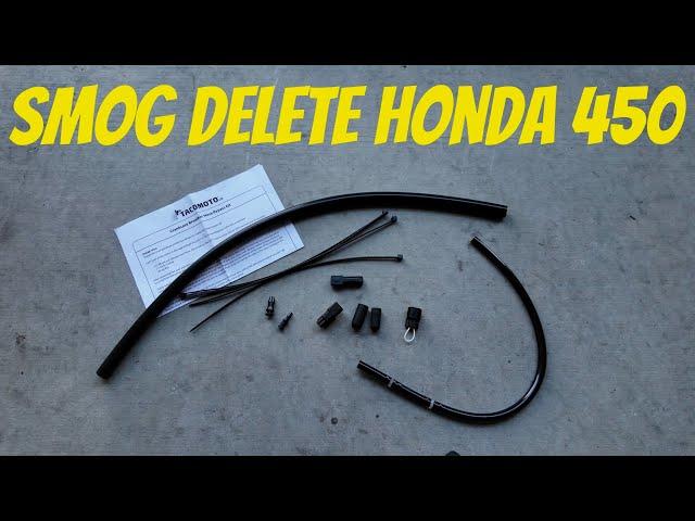 Smog Delete Kit Install | Honda 450 RL