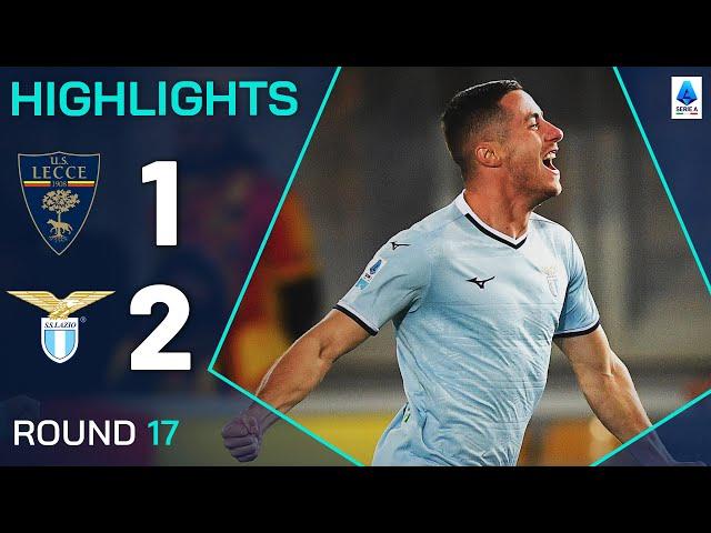 LECCE-LAZIO 1-2 | HIGHLIGHTS | 17ª GIORNATA | SERIE A ENILIVE 2024/25