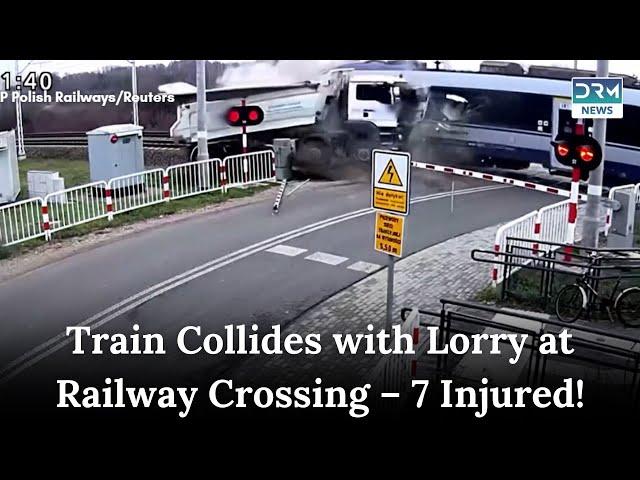 Devastating Lorry Crash at Railway Crossing in Poland Injures 7 and Causes €3 Million in Damage AH1I