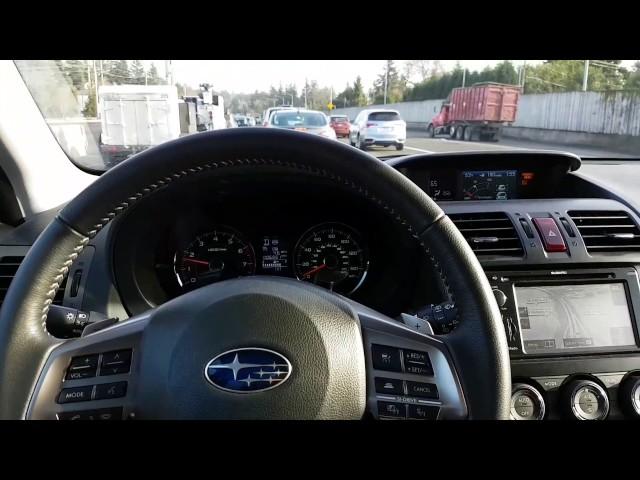 Adaptive cruise control with Subaru Eyesight