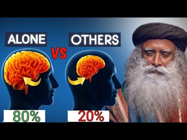 Power of being alone| Sadhguru on alone| alone vs others| alone people must watch| #sadhguru #alone