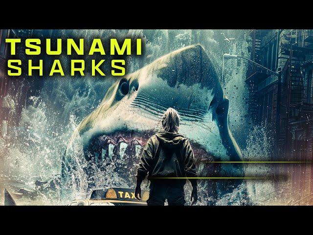 TSUNAMI SHARKS Full Movie | Shark Movies | Monster movies | The Midnight Screening