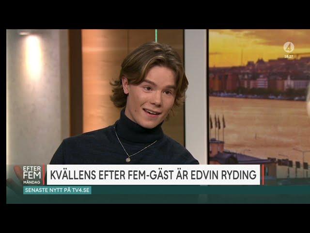 Edvin Ryding Interview - Efter Fem 29/11